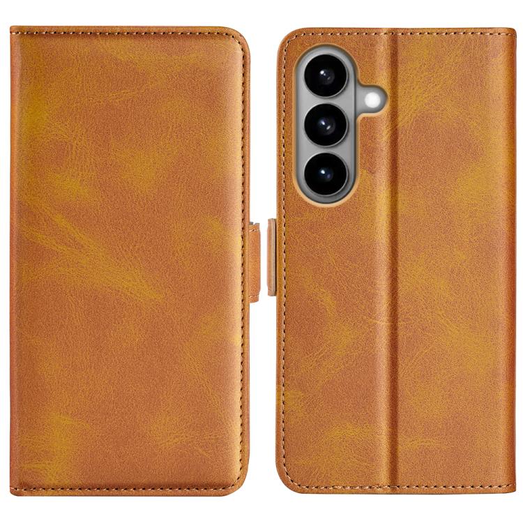 Dual-side Magnetic Buckle Horizontal Flip Leather Phone Case, For Samsung Galaxy S26+ 5G, For Samsung Galaxy S26 Edge 5G, For Samsung Galaxy S26 Ultra 5G, For Samsung Galaxy S26 5G, For Samsung Galaxy A57 5G, For Samsung Galaxy A37 5G                  ...