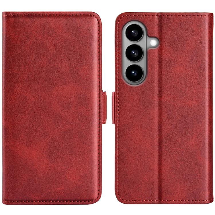 Dual-side Magnetic Buckle Horizontal Flip Leather Phone Case, For Samsung Galaxy S26+ 5G, For Samsung Galaxy S26 Edge 5G, For Samsung Galaxy S26 Ultra 5G, For Samsung Galaxy S26 5G, For Samsung Galaxy A57 5G, For Samsung Galaxy A37 5G                  ...