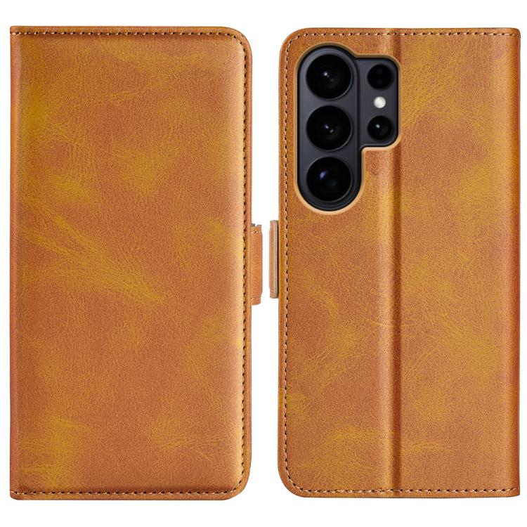 Dual-side Magnetic Buckle Horizontal Flip Leather Phone Case, For Samsung Galaxy S26+ 5G, For Samsung Galaxy S26 Edge 5G, For Samsung Galaxy S26 Ultra 5G, For Samsung Galaxy S26 5G, For Samsung Galaxy A57 5G, For Samsung Galaxy A37 5G                  ...