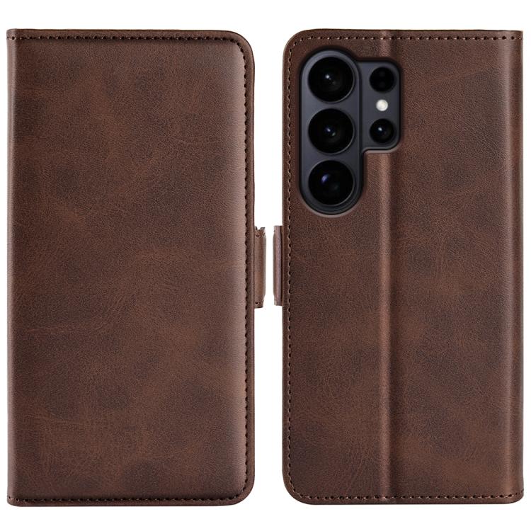 Dual-side Magnetic Buckle Horizontal Flip Leather Phone Case, For Samsung Galaxy S26+ 5G, For Samsung Galaxy S26 Edge 5G, For Samsung Galaxy S26 Ultra 5G, For Samsung Galaxy S26 5G, For Samsung Galaxy A57 5G, For Samsung Galaxy A37 5G                  ...