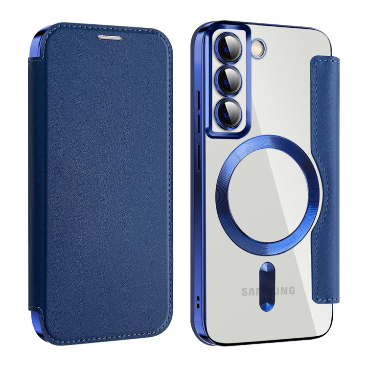 Shield MagSafe RFID Anti-theft Leather Phone Case, For Samsung Galaxy S22 5G