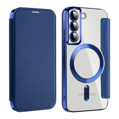 Shield MagSafe RFID Anti-theft Leather Phone Case, For Samsung Galaxy S22 5G