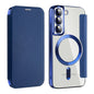 Shield MagSafe RFID Anti-theft Leather Phone Case, For Samsung Galaxy S22 5G