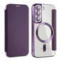 Shield MagSafe RFID Anti-theft Leather Phone Case, For Samsung Galaxy S22 5G