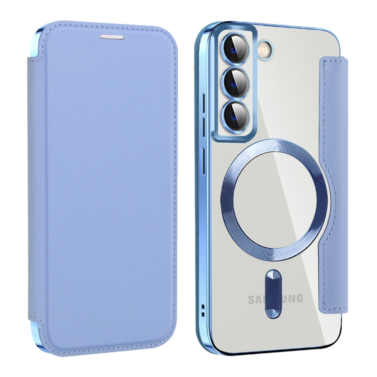 Shield MagSafe RFID Anti-theft Leather Phone Case, For Samsung Galaxy S22 5G