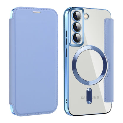 Shield MagSafe RFID Anti-theft Leather Phone Case, For Samsung Galaxy S22 5G