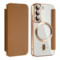Shield MagSafe RFID Anti-theft Leather Phone Case, For Samsung Galaxy S22 5G