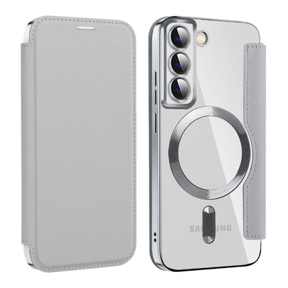 Shield MagSafe RFID Anti-theft Leather Phone Case, For Samsung Galaxy S22 5G