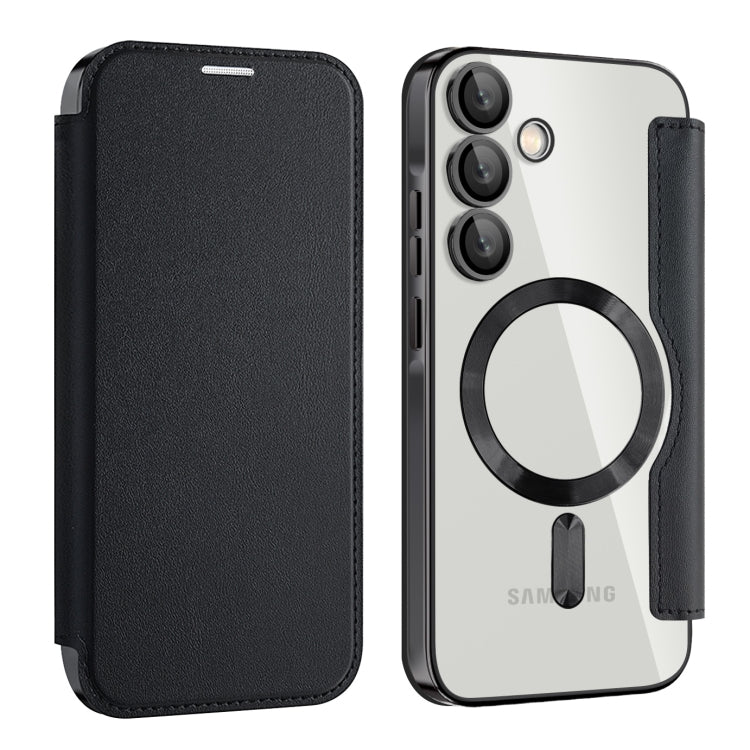 Shield MagSafe RFID Anti-theft Leather Phone Case, For Samsung Galaxy S25+ 5G, For Samsung Galaxy S25 Ultra 5G, For Samsung Galaxy A06 4G, For Samsung Galaxy S24 FE 5G, For Samsung Galaxy A55 5G, For Samsung Galaxy A35 5G