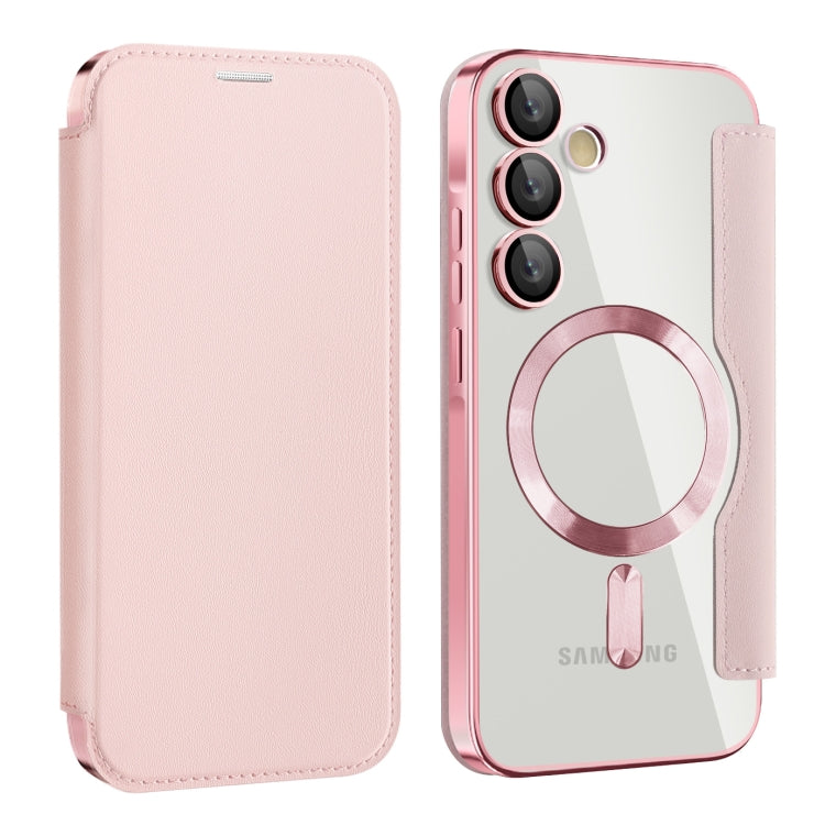 Shield MagSafe RFID Anti-theft Leather Phone Case, For Samsung Galaxy S25+ 5G, For Samsung Galaxy S25 Ultra 5G, For Samsung Galaxy A06 4G, For Samsung Galaxy S24 FE 5G, For Samsung Galaxy A55 5G, For Samsung Galaxy A35 5G