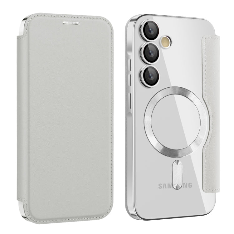 Shield MagSafe RFID Anti-theft Leather Phone Case, For Samsung Galaxy S25+ 5G, For Samsung Galaxy S25 Ultra 5G, For Samsung Galaxy A06 4G, For Samsung Galaxy S24 FE 5G, For Samsung Galaxy A55 5G, For Samsung Galaxy A35 5G