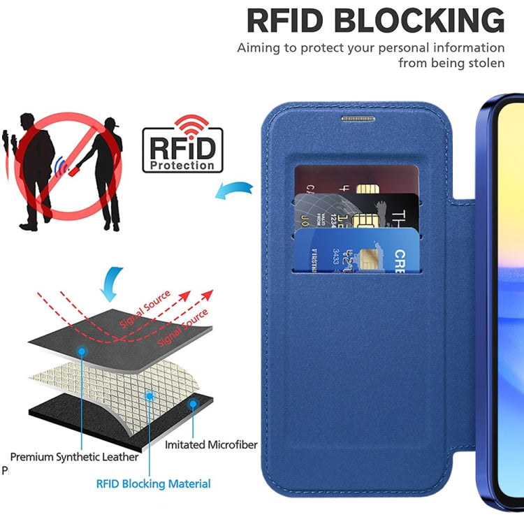 Shield MagSafe RFID Anti-theft Leather Phone Case, For Samsung Galaxy A15, For Samsung Galaxy A05, For Samsung Galaxy A05s, For Samsung Galaxy S23 FE 5G, For Samsung Galaxy S22 Ultra 5G, For Samsung Galaxy S22+ 5G