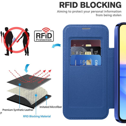 Shield MagSafe RFID Anti-theft Leather Phone Case, For Samsung Galaxy A15, For Samsung Galaxy A05, For Samsung Galaxy A05s, For Samsung Galaxy S23 FE 5G, For Samsung Galaxy S22 Ultra 5G, For Samsung Galaxy S22+ 5G