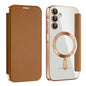 Shield MagSafe RFID Anti-theft Leather Phone Case, For Samsung Galaxy A15, For Samsung Galaxy A05, For Samsung Galaxy A05s, For Samsung Galaxy S23 FE 5G, For Samsung Galaxy S22 Ultra 5G, For Samsung Galaxy S22+ 5G