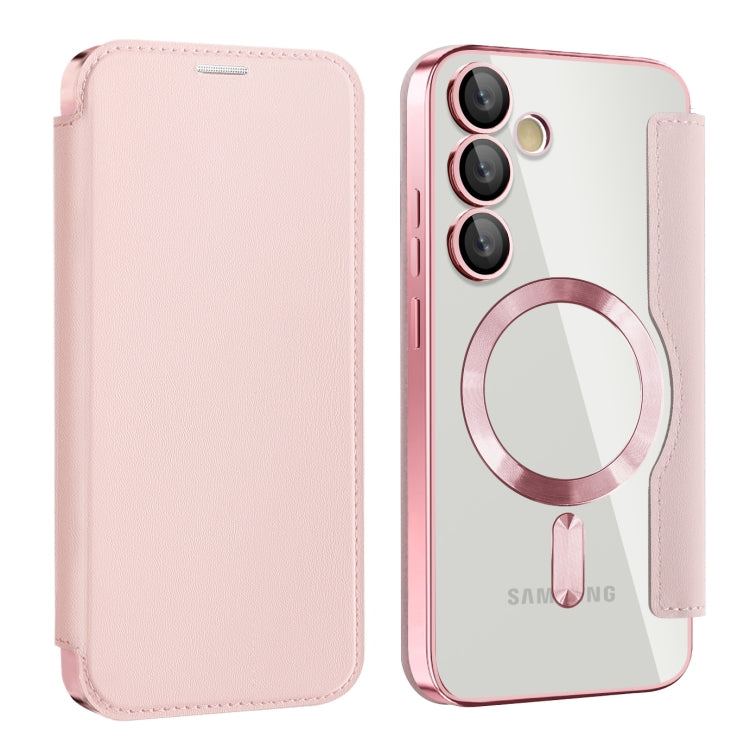 Shield MagSafe RFID Anti-theft Leather Phone Case, For Samsung Galaxy S25+ 5G, For Samsung Galaxy S25 Ultra 5G, For Samsung Galaxy A06 4G, For Samsung Galaxy S24 FE 5G, For Samsung Galaxy A55 5G, For Samsung Galaxy A35 5G