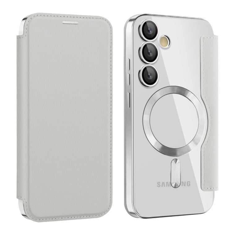 Shield MagSafe RFID Anti-theft Leather Phone Case, For Samsung Galaxy S25+ 5G, For Samsung Galaxy S25 Ultra 5G, For Samsung Galaxy A06 4G, For Samsung Galaxy S24 FE 5G, For Samsung Galaxy A55 5G, For Samsung Galaxy A35 5G