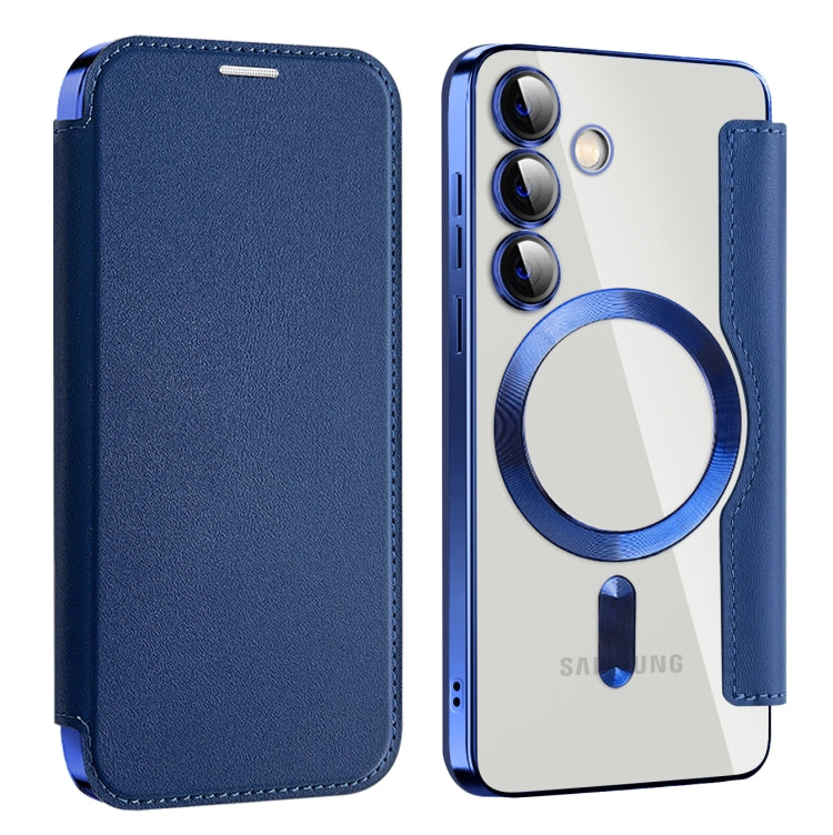 Shield MagSafe RFID Anti-theft Leather Phone Case, For Samsung Galaxy S25+ 5G, For Samsung Galaxy S25 Ultra 5G, For Samsung Galaxy A06 4G, For Samsung Galaxy S24 FE 5G, For Samsung Galaxy A55 5G, For Samsung Galaxy A35 5G