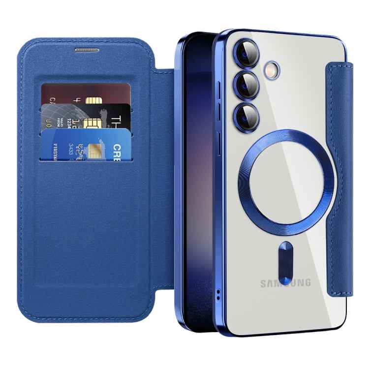 Shield MagSafe RFID Anti-theft Leather Phone Case, For Samsung Galaxy S25+ 5G, For Samsung Galaxy S25 Ultra 5G, For Samsung Galaxy A06 4G, For Samsung Galaxy S24 FE 5G, For Samsung Galaxy A55 5G, For Samsung Galaxy A35 5G