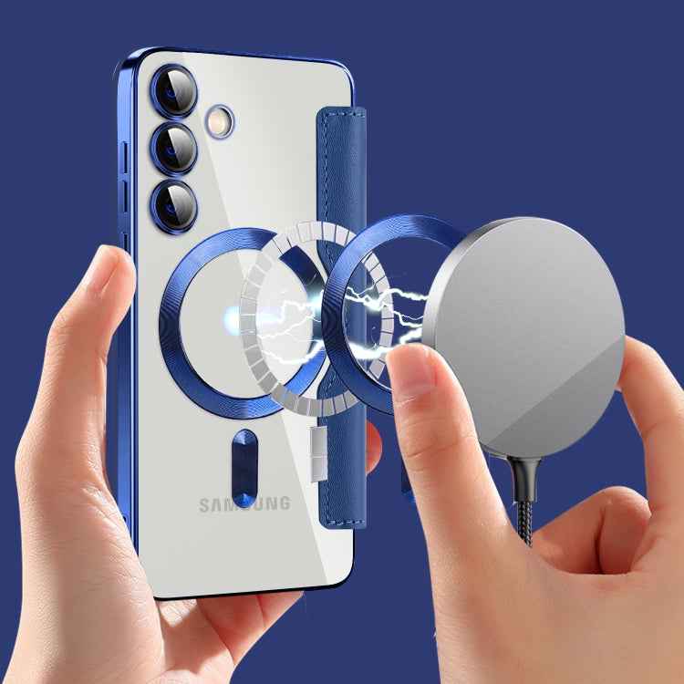 Shield MagSafe RFID Anti-theft Leather Phone Case, For Samsung Galaxy S25+ 5G, For Samsung Galaxy S25 Ultra 5G, For Samsung Galaxy A06 4G, For Samsung Galaxy S24 FE 5G, For Samsung Galaxy A55 5G, For Samsung Galaxy A35 5G