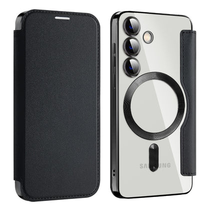 Shield MagSafe RFID Anti-theft Leather Phone Case, For Samsung Galaxy S25+ 5G, For Samsung Galaxy S25 Ultra 5G, For Samsung Galaxy A06 4G, For Samsung Galaxy S24 FE 5G, For Samsung Galaxy A55 5G, For Samsung Galaxy A35 5G