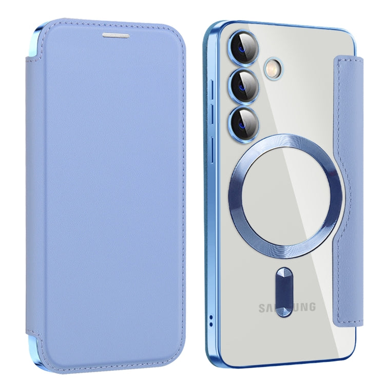 Shield MagSafe RFID Anti-theft Leather Phone Case, For Samsung Galaxy S25+ 5G, For Samsung Galaxy S25 Ultra 5G, For Samsung Galaxy A06 4G, For Samsung Galaxy S24 FE 5G, For Samsung Galaxy A55 5G, For Samsung Galaxy A35 5G