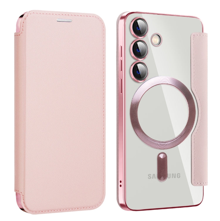 Shield MagSafe RFID Anti-theft Leather Phone Case, For Samsung Galaxy S25+ 5G, For Samsung Galaxy S25 Ultra 5G, For Samsung Galaxy A06 4G, For Samsung Galaxy S24 FE 5G, For Samsung Galaxy A55 5G, For Samsung Galaxy A35 5G