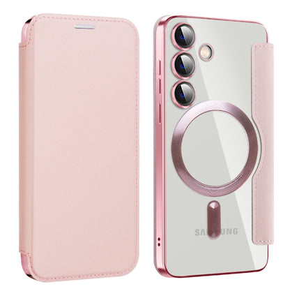 Shield MagSafe RFID Anti-theft Leather Phone Case, For Samsung Galaxy S25+ 5G, For Samsung Galaxy S25 Ultra 5G, For Samsung Galaxy A06 4G, For Samsung Galaxy S24 FE 5G, For Samsung Galaxy A55 5G, For Samsung Galaxy A35 5G
