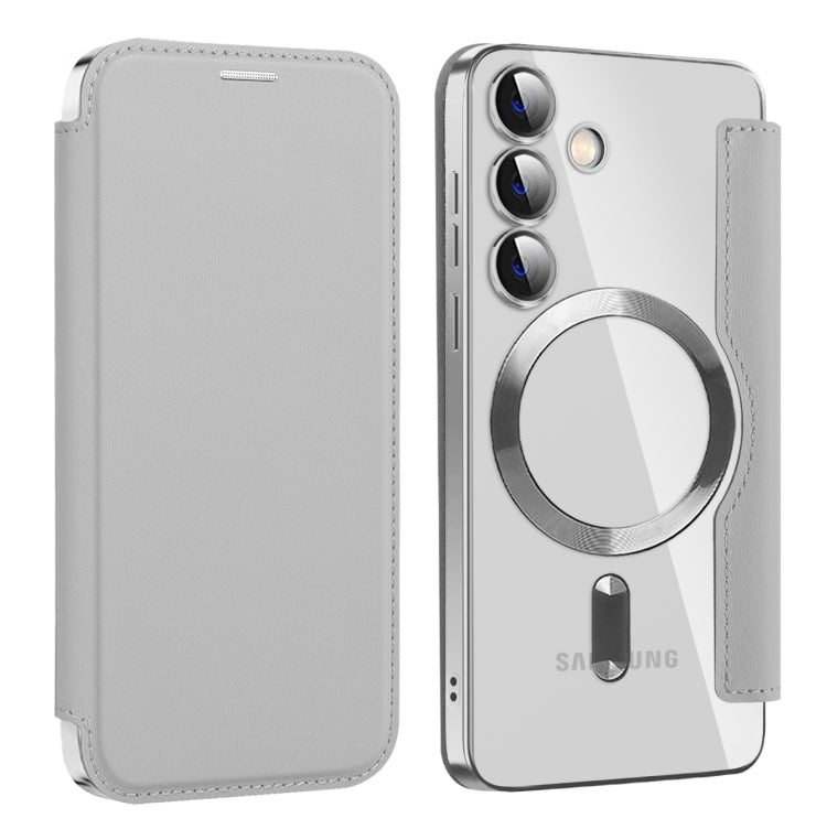 Shield MagSafe RFID Anti-theft Leather Phone Case, For Samsung Galaxy S25+ 5G, For Samsung Galaxy S25 Ultra 5G, For Samsung Galaxy A06 4G, For Samsung Galaxy S24 FE 5G, For Samsung Galaxy A55 5G, For Samsung Galaxy A35 5G