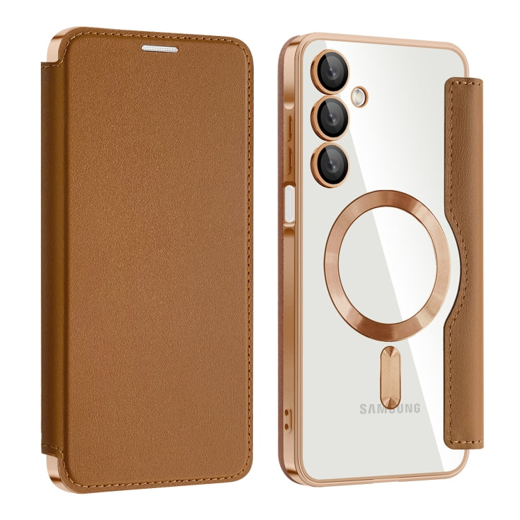 Shield MagSafe RFID Anti-theft Leather Phone Case, For Samsung Galaxy S26+ 5G, For Samsung Galaxy S26 Ultra 5G, For Samsung Galaxy S26 5G, For Samsung Galaxy A56 5G, For Samsung Galaxy A16 5G, For Samsung Galaxy S25 5G