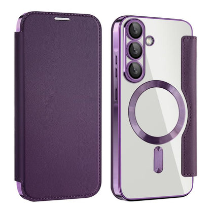 Shield MagSafe RFID Anti-theft Leather Phone Case, For Samsung Galaxy S26+ 5G, For Samsung Galaxy S26 Ultra 5G, For Samsung Galaxy S26 5G, For Samsung Galaxy A56 5G, For Samsung Galaxy A16 5G, For Samsung Galaxy S25 5G