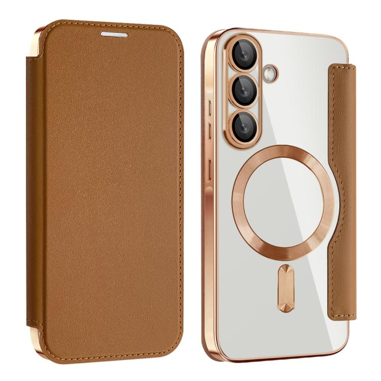 Shield MagSafe RFID Anti-theft Leather Phone Case, For Samsung Galaxy S26+ 5G, For Samsung Galaxy S26 Ultra 5G, For Samsung Galaxy S26 5G, For Samsung Galaxy A56 5G, For Samsung Galaxy A16 5G, For Samsung Galaxy S25 5G