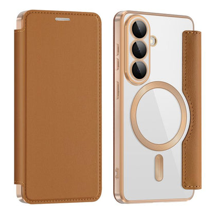 Shield MagSafe RFID Anti-theft Leather Phone Case, For Samsung Galaxy S26+ 5G, For Samsung Galaxy S26 Ultra 5G, For Samsung Galaxy S26 5G, For Samsung Galaxy A56 5G, For Samsung Galaxy A16 5G, For Samsung Galaxy S25 5G
