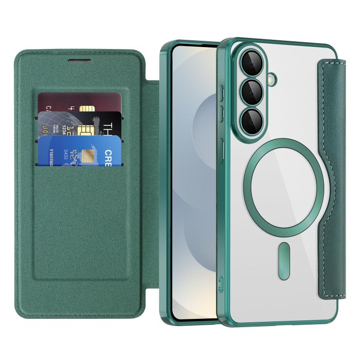 Shield MagSafe RFID Anti-theft Leather Phone Case, For Samsung Galaxy S26+ 5G, For Samsung Galaxy S26 Ultra 5G, For Samsung Galaxy S26 5G, For Samsung Galaxy A56 5G, For Samsung Galaxy A16 5G, For Samsung Galaxy S25 5G