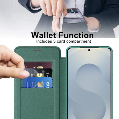Shield MagSafe RFID Anti-theft Leather Phone Case, For Samsung Galaxy S26+ 5G, For Samsung Galaxy S26 Ultra 5G, For Samsung Galaxy S26 5G, For Samsung Galaxy A56 5G, For Samsung Galaxy A16 5G, For Samsung Galaxy S25 5G