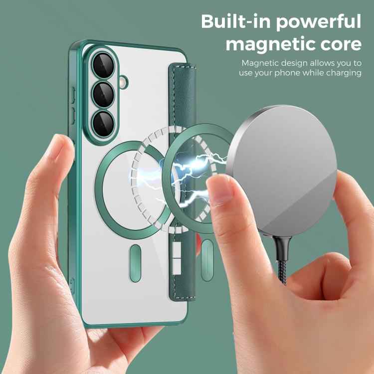 Shield MagSafe RFID Anti-theft Leather Phone Case, For Samsung Galaxy S26+ 5G, For Samsung Galaxy S26 Ultra 5G, For Samsung Galaxy S26 5G, For Samsung Galaxy A56 5G, For Samsung Galaxy A16 5G, For Samsung Galaxy S25 5G