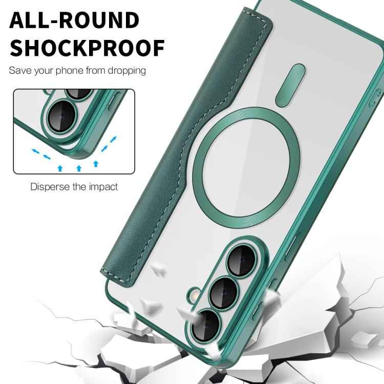 Shield MagSafe RFID Anti-theft Leather Phone Case, For Samsung Galaxy S26+ 5G, For Samsung Galaxy S26 Ultra 5G, For Samsung Galaxy S26 5G, For Samsung Galaxy A56 5G, For Samsung Galaxy A16 5G, For Samsung Galaxy S25 5G