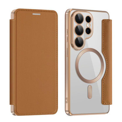 Shield MagSafe RFID Anti-theft Leather Phone Case, For Samsung Galaxy S26+ 5G, For Samsung Galaxy S26 Ultra 5G, For Samsung Galaxy S26 5G, For Samsung Galaxy A56 5G, For Samsung Galaxy A16 5G, For Samsung Galaxy S25 5G