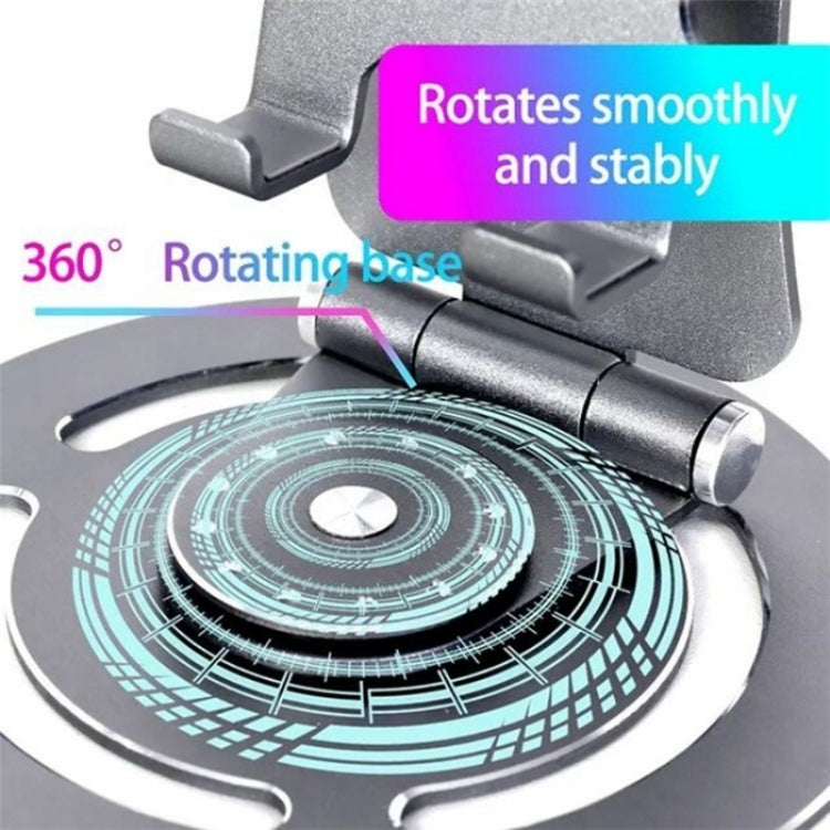 G62 Portable Folding 360-Degree Rotating Desktop Phone Holder