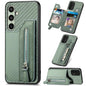 Carbon Fiber Horizontal Flip Zipper Wallet Phone Case, For Samsung Galaxy A57 5G, For Samsung Galaxy A37 5G, For Samsung Galaxy S25 Edge 5G, For Samsung Galaxy A56 5G, For Samsung Galaxy A36, For Samsung Galaxy S25 5G, For Samsung Galaxy S25+ 5G       ...