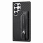 Carbon Fiber Horizontal Flip Zipper Wallet Phone Case, For Samsung Galaxy A57 5G, For Samsung Galaxy A37 5G, For Samsung Galaxy S25 Edge 5G, For Samsung Galaxy A56 5G, For Samsung Galaxy A36, For Samsung Galaxy S25 5G, For Samsung Galaxy S25+ 5G       ...