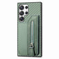 Carbon Fiber Horizontal Flip Zipper Wallet Phone Case, For Samsung Galaxy A57 5G, For Samsung Galaxy A37 5G, For Samsung Galaxy S25 Edge 5G, For Samsung Galaxy A56 5G, For Samsung Galaxy A36, For Samsung Galaxy S25 5G, For Samsung Galaxy S25+ 5G       ...