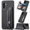 Carbon Fiber Horizontal Flip Zipper Wallet Phone Case, For Samsung Galaxy A57 5G, For Samsung Galaxy A37 5G, For Samsung Galaxy S25 Edge 5G, For Samsung Galaxy A56 5G, For Samsung Galaxy A36, For Samsung Galaxy S25 5G, For Samsung Galaxy S25+ 5G       ...