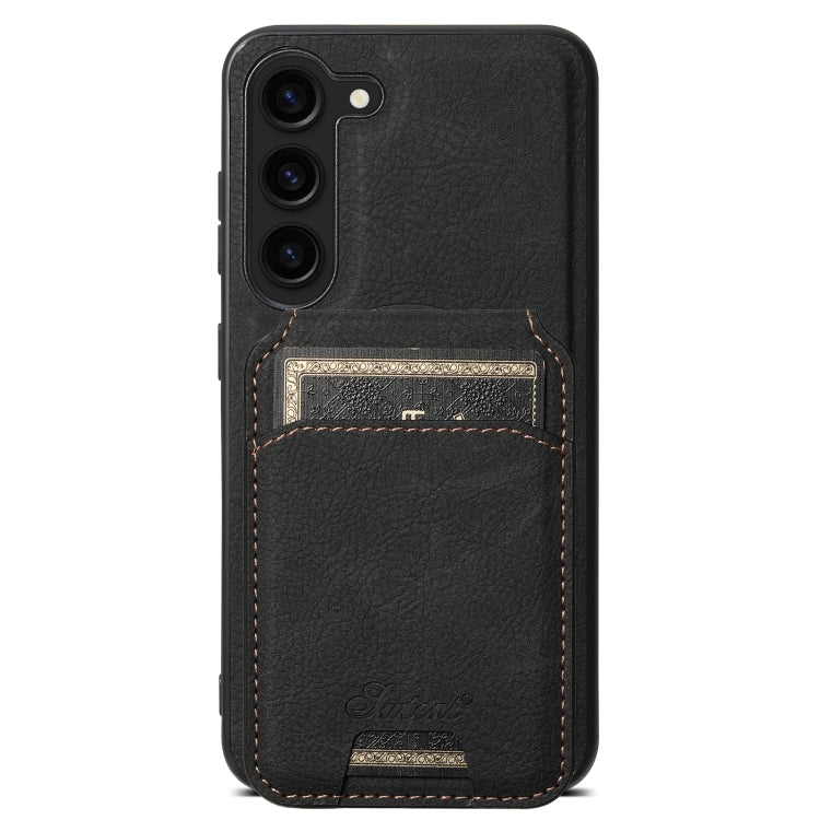 Suteni H16 Litchi Texture Leather Detachable Wallet Back Phone Case, For Samsung Galaxy S26+ 5G, For Samsung Galaxy S26 Ultra 5G, For Samsung Galaxy S25 5G, For Samsung Galaxy S25+ 5G, For Samsung Galaxy S25 Ultra 5G, For Samsung Galaxy S24 Ultra 5G   ...