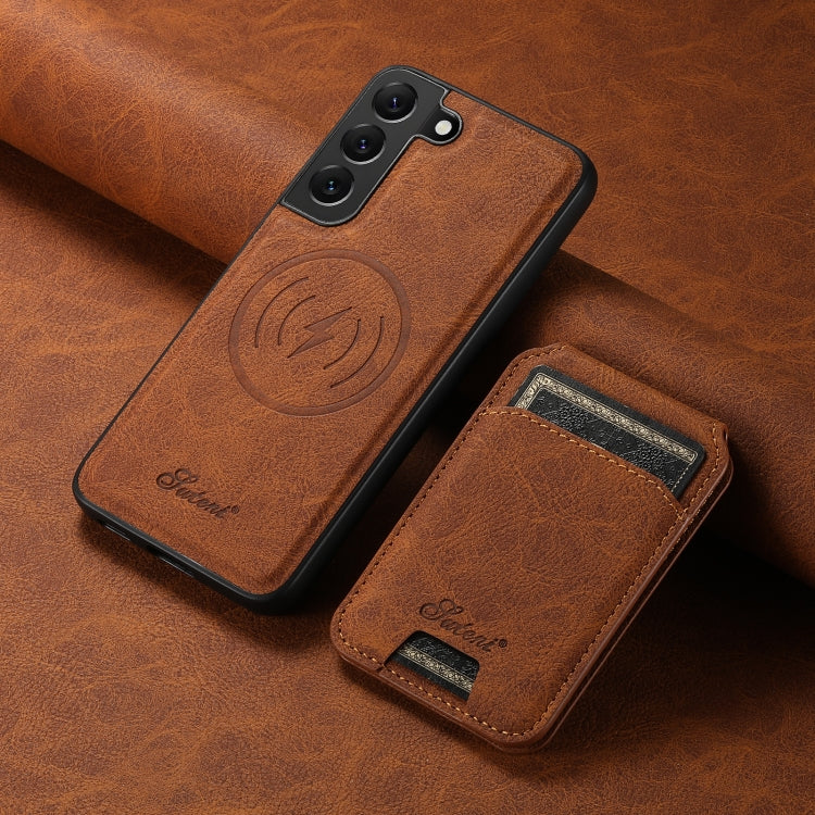 Suteni H16 Litchi Texture Leather Detachable Wallet Back Phone Case, For Samsung Galaxy S22+ 5G, For Samsung Galaxy S22 5G, For Samsung Galaxy Note20 Ultra 5G, For Samsung Galaxy Note20 5G