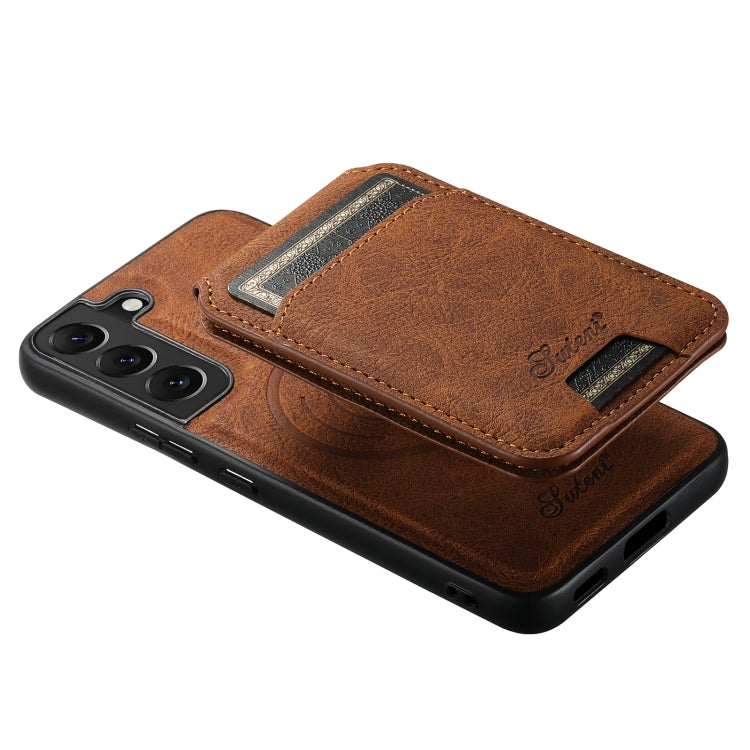 Suteni H16 Litchi Texture Leather Detachable Wallet Back Phone Case, For Samsung Galaxy S22+ 5G, For Samsung Galaxy S22 5G, For Samsung Galaxy Note20 Ultra 5G, For Samsung Galaxy Note20 5G