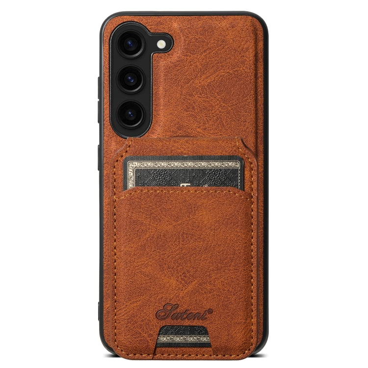 Suteni H16 Litchi Texture Leather Detachable Wallet Back Phone Case, For Samsung Galaxy S26+ 5G, For Samsung Galaxy S26 Ultra 5G, For Samsung Galaxy S25 5G, For Samsung Galaxy S25+ 5G, For Samsung Galaxy S25 Ultra 5G, For Samsung Galaxy S24 Ultra 5G   ...