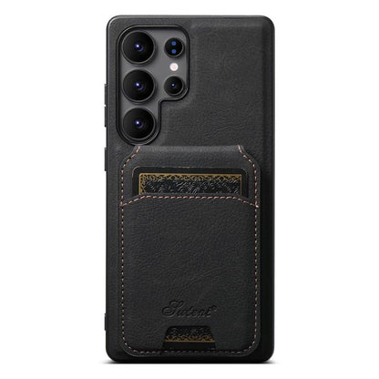 Suteni H16 Litchi Texture Leather Detachable Wallet Back Phone Case, For Samsung Galaxy S26+ 5G, For Samsung Galaxy S26 Ultra 5G, For Samsung Galaxy S25 5G, For Samsung Galaxy S25+ 5G, For Samsung Galaxy S25 Ultra 5G, For Samsung Galaxy S24 Ultra 5G   ...