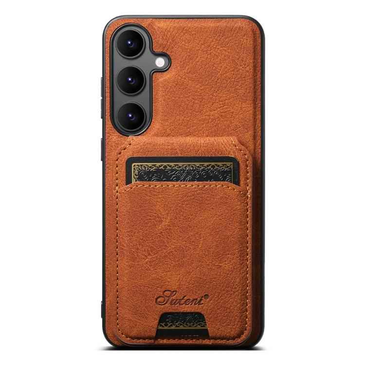 Suteni H16 Litchi Texture Leather Detachable Wallet Back Phone Case, For Samsung Galaxy S26+ 5G, For Samsung Galaxy S26 Ultra 5G, For Samsung Galaxy S25 5G, For Samsung Galaxy S25+ 5G, For Samsung Galaxy S25 Ultra 5G, For Samsung Galaxy S24 Ultra 5G   ...