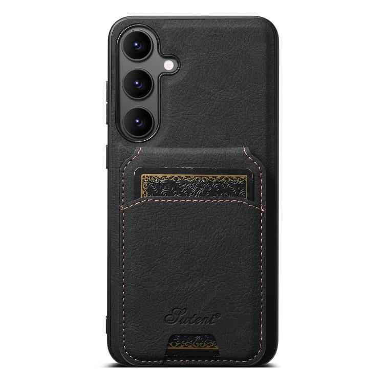 Suteni H16 Litchi Texture Leather Detachable Wallet Back Phone Case, For Samsung Galaxy S26+ 5G, For Samsung Galaxy S26 Ultra 5G, For Samsung Galaxy S25 5G, For Samsung Galaxy S25+ 5G, For Samsung Galaxy S25 Ultra 5G, For Samsung Galaxy S24 Ultra 5G   ...