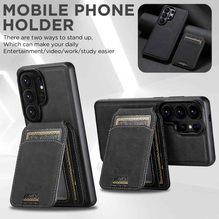 Suteni H16 Litchi Texture Leather Detachable Wallet Back Phone Case, For Samsung Galaxy S26+ 5G, For Samsung Galaxy S26 Ultra 5G, For Samsung Galaxy S25 5G, For Samsung Galaxy S25+ 5G, For Samsung Galaxy S25 Ultra 5G, For Samsung Galaxy S24 Ultra 5G   ...